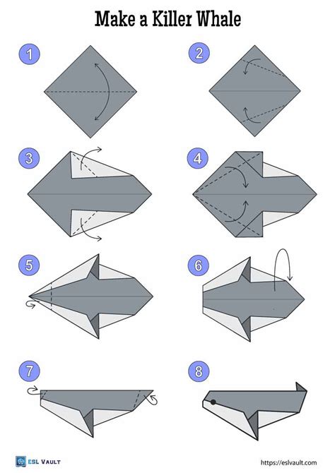 9 Easy Origami Animals Pdf Esl Vault