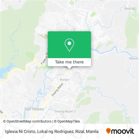 How To Get To Iglesia Ni Cristo Lokal Ng Rodriguez Rizal By Bus