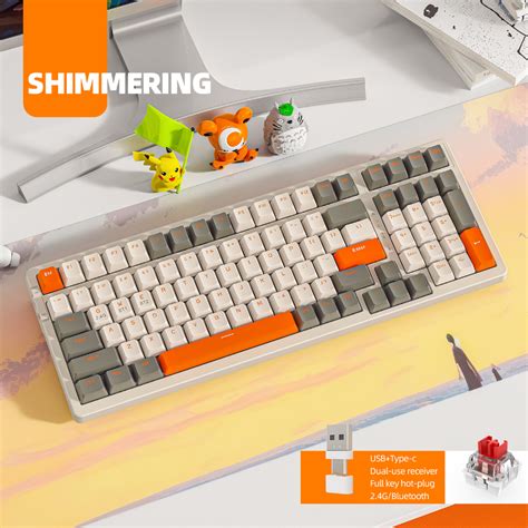 Ziyoulang K96 Wireless Mechanical Keyboard Bluetooth Hot Swappable 96 Keys For Office For Gaming