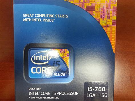 Intel CPU Core I5 760 2 8 GHz 8M Lga1156 Bx80605I5760 908720 Amazon