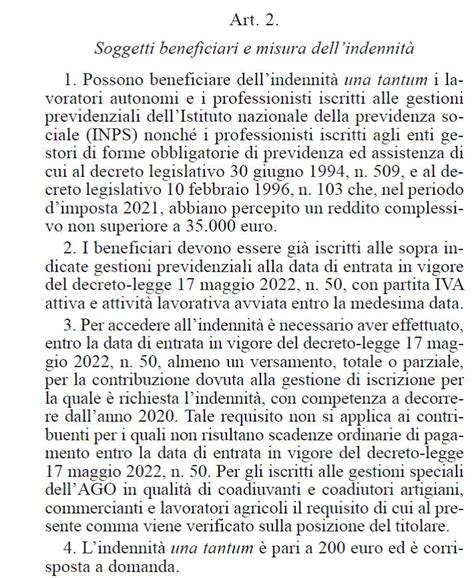 In Gazzetta Il Decreto MinLavoro Per Il Bonus 200 Euro Autonomi