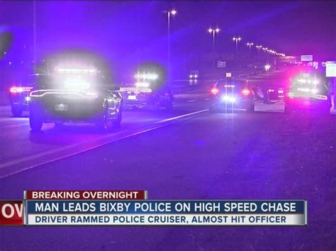 Man Rams Police Car Leads Officers On Chase