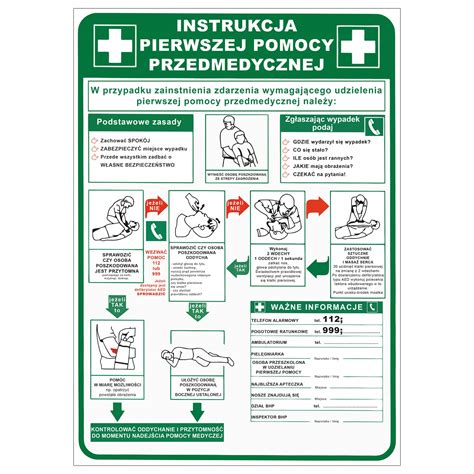 Instrukcja Pierwszej Pomocy Przedmedycznej BHP UV Instrukcja Pierwszej