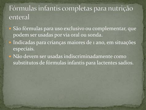 PPT FÓRMULAS INFANTIS PowerPoint Presentation free download ID 5417935