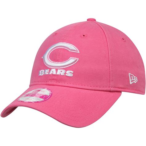 Women's Chicago Bears New Era Pink Preferred Pick 9TWENTY Adjustable Hat