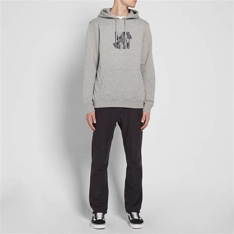 Undefeated Camo 5 Strike Hoody Grey Heather End