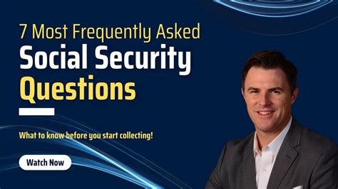 7 Most Frequently Asked Social Security Questions YouTube