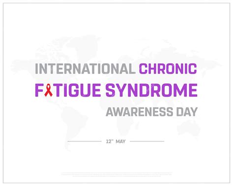 Premium Vector International Chronic Fatigue Syndrome Awareness Day Awareness Day Concept