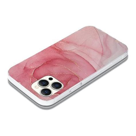 Red Marble Iphone 12 Case Marble Series Case Saharacase