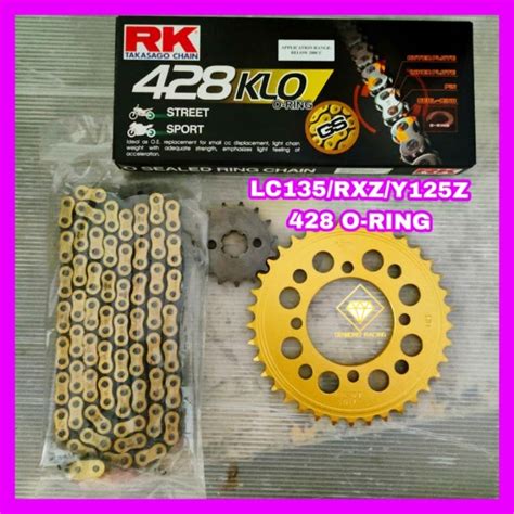 Yamaha Lc Y Z Rxz Rk O Ring Chain Diamond Sprocket Combo Set