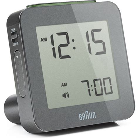 Braun Digital Alarm Clock Grey BNC009GY – Sportique