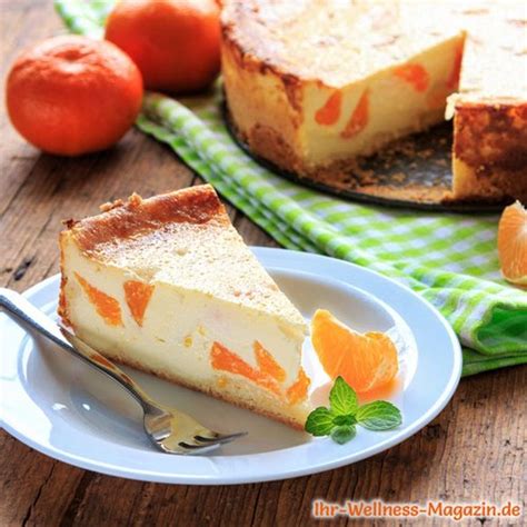 Low Carb Quarkkuchen Mit Mandarinen K Sekuchen Rezept Ohne Zucker