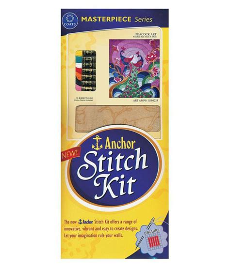 Anchor Stitch Kit - Peacock Art: Buy Online at Best Price in India ...