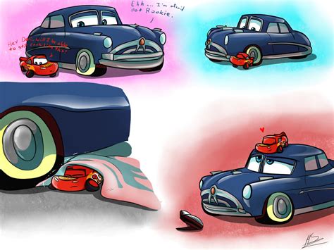 Doc Hudson And Lightning Mcqueen By Modanspank On