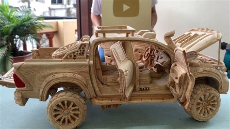 Top Level Toyota Hilux Build Your Own Version 2021 Wood Carving