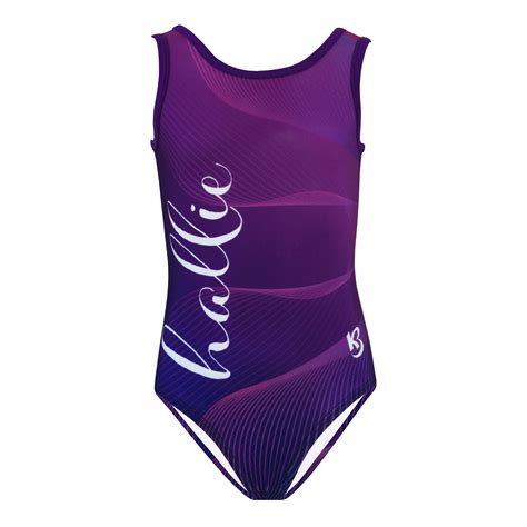 Your Name Purple Custom Leotard K Bee Leotards