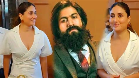 Kareena Kapoor Khan Makes Her Kannada Debut With Kgf Star Yashs