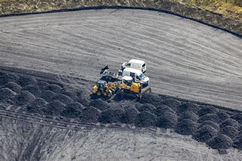 Luftbild Hamm Abrißarbeiten auf dem Gelände der Industrie Ruine