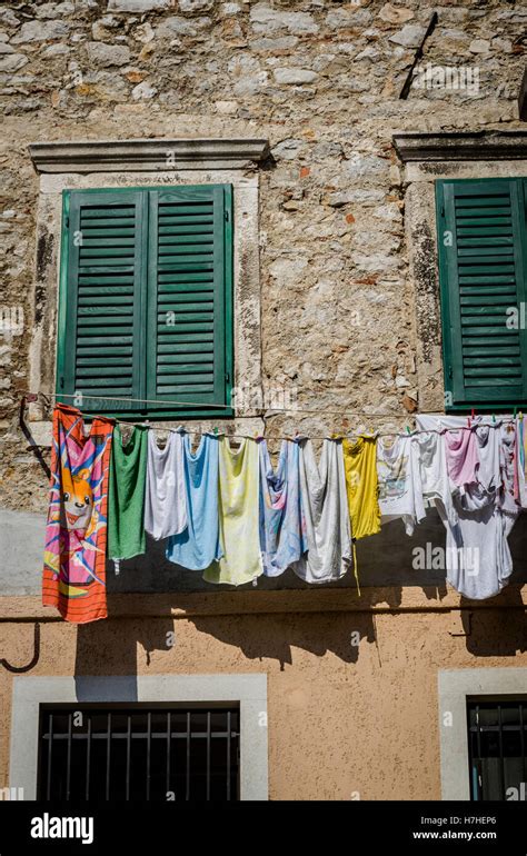 Washing Line Rijeka Hi Res Stock Photography And Images Alamy