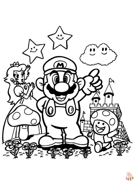 Coloriage Mario Odyssey Les Meilleurs Dessins Colorier à Imprimer