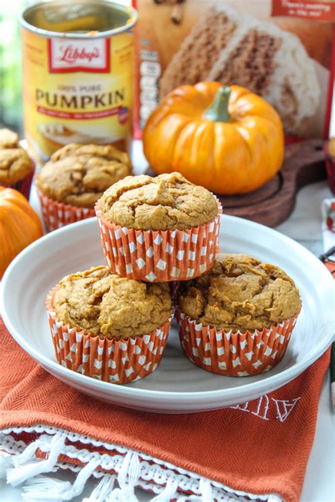 3 Ingredient Pumpkin Muffins Baking You Happier