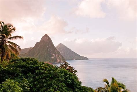 230+ St Lucia Pitons Sunset Stock Photos, Pictures & Royalty-Free ...