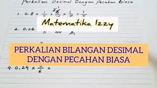 Belajar Cara Menghitung Perkalian Bilangan Desimal Deng Doovi