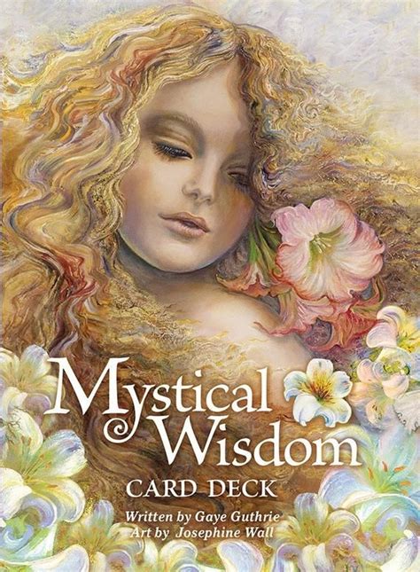 Mystical Wisdom Oracle Cards Guidebook Set Josephine Wall Tarot Card