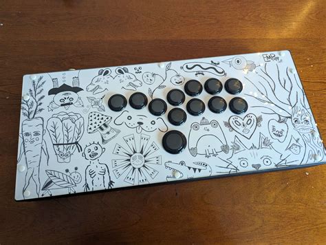 Custom Hitbox Art By Empipp Rfightsticks