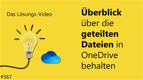 Überblick über geteilten Dateien in OneDrive behalten Team Hahner