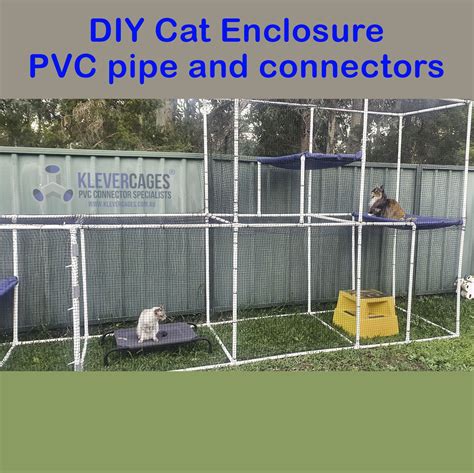 Easily Make Your Own Cat Enclosure From Pvc Pipe And Connectors Artofit