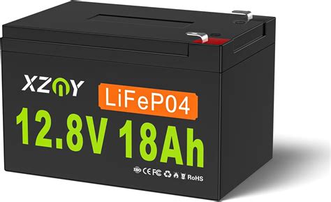 VATRER POWER Batería de litio de ciclo profundo LiFePO4 de 12 V 7 AH