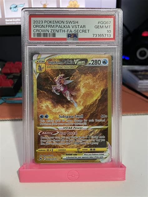 Mavin Psa 10 2023 Pokemon Crown Zenith Origin Forme Palkia Vstar