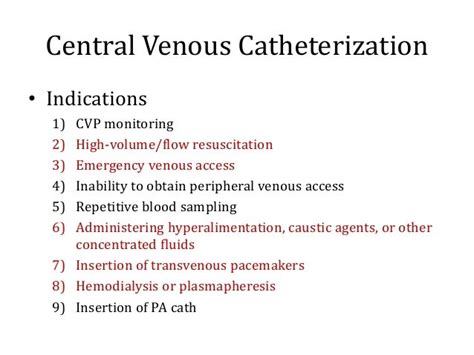 Central Venous Catheterization Without Ultrasound Guidance