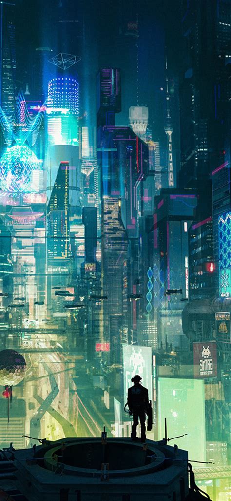 1125x2436 Cyberpunk City Iphone Xsiphone 10iphone X Hd 4k Wallpapers