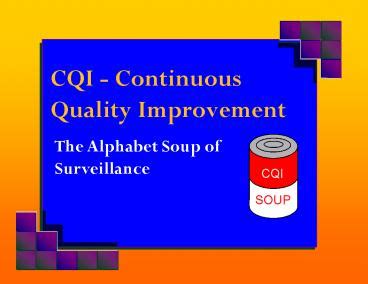 PPT CQI Continuous Quality Improvement PowerPoint Presentation Free