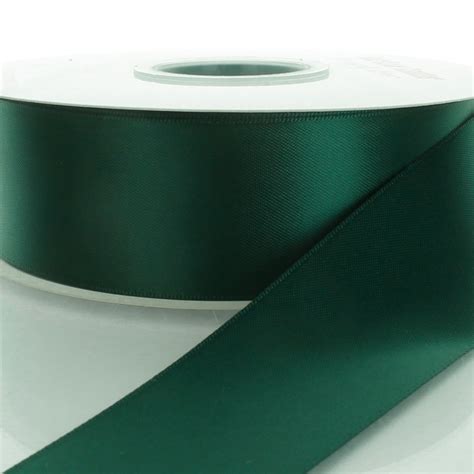 3 Double Faced Satin Ribbon 593 Hunter Green 3yd Michaels