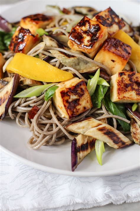 Cold Soba Noodle Salad With Sweet Chili Tofu Girl On The Range