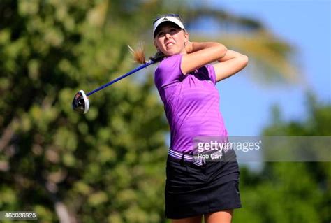 Jessica Korda Follows Her Tee Shot On The Fourth Hole During Round News Photo Getty Images