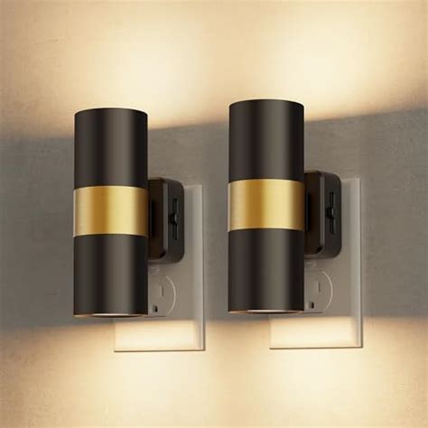 L LOHAS LED 2 Pack Daylight White 2 Pack Soft White Modern Night Light