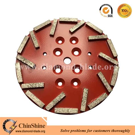 Inch Diamond Concrete Grinding Plate For Edco And Blastrac Floor