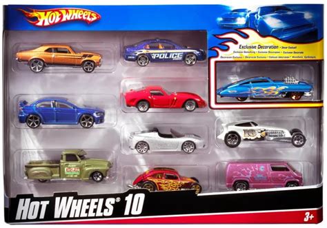 Hot Wheels Set 10 Masinute Scara 1 64 MT54886 Cel Ro