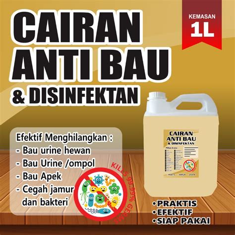 Jual Cairan Anti Bau Dan Disinfektan Aneka Aroma Kemasan Jurigen