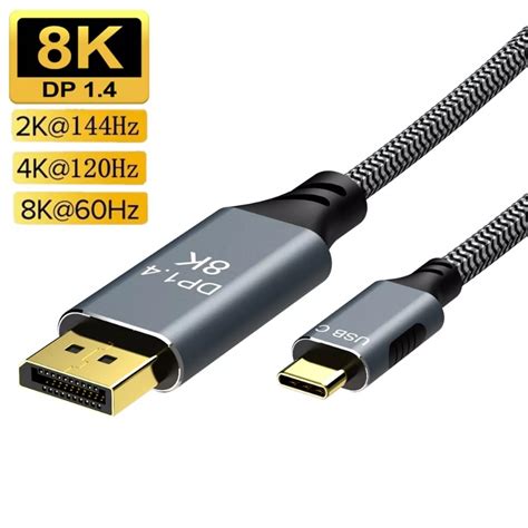 Dây Cáp Chuyển Đổi Cổng Usb C Sang Cổng 8k Dp Type C 31 14