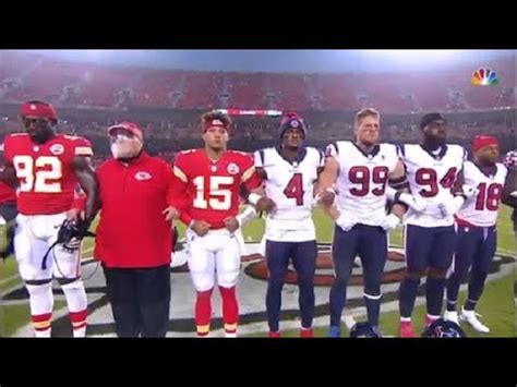 Fans Boo Ed Texans And Chiefs Players As They Locked Arms In