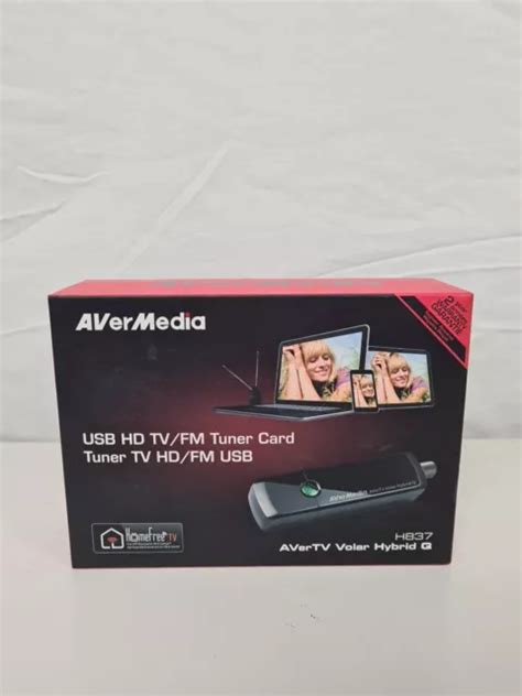 Avermedia Aver Volar Hybrid Q H Usb Hd Tv Fm Tuner Card B Grade