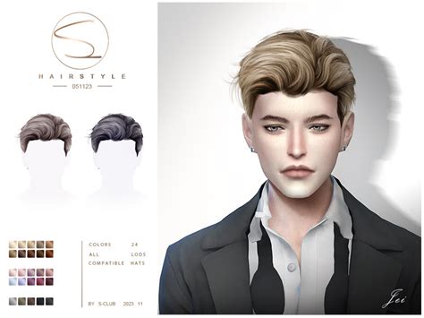 The Sims Resource Short Male Hairstyle Joe051123