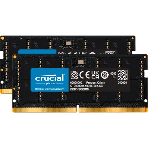 crucial ノートPC用増設メモリ 64GB 32GBx2枚 DDR5 4800MT s PC5 38400 CL40 SODIMM