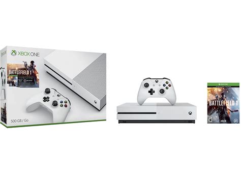 Microsoft Xbox One S 500GB Battlefield Bundle Console (ZQ9-00028) White ...