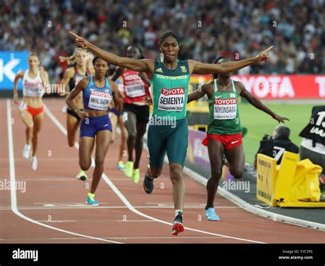 South African Caster Semenya Wins The Womens 800 Meters Final At The